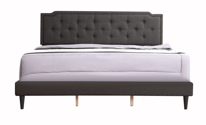 Button Tufted Bed Charming For Cozy Spaces - Image 46