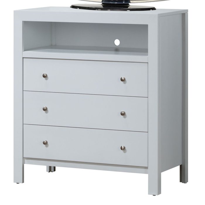 Elegant Transitional Media Chest - Image 5