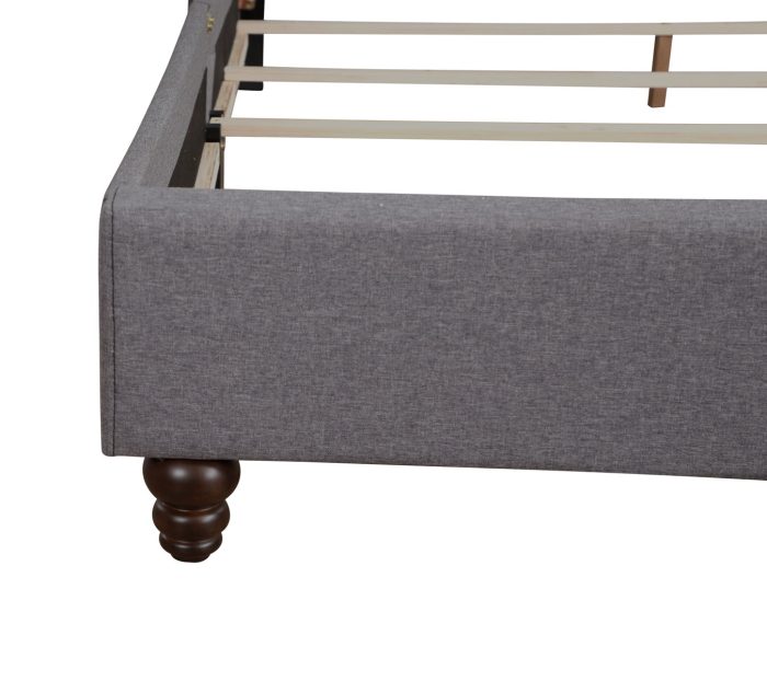 Nailhead Bed Transitional Vibrant - Image 2