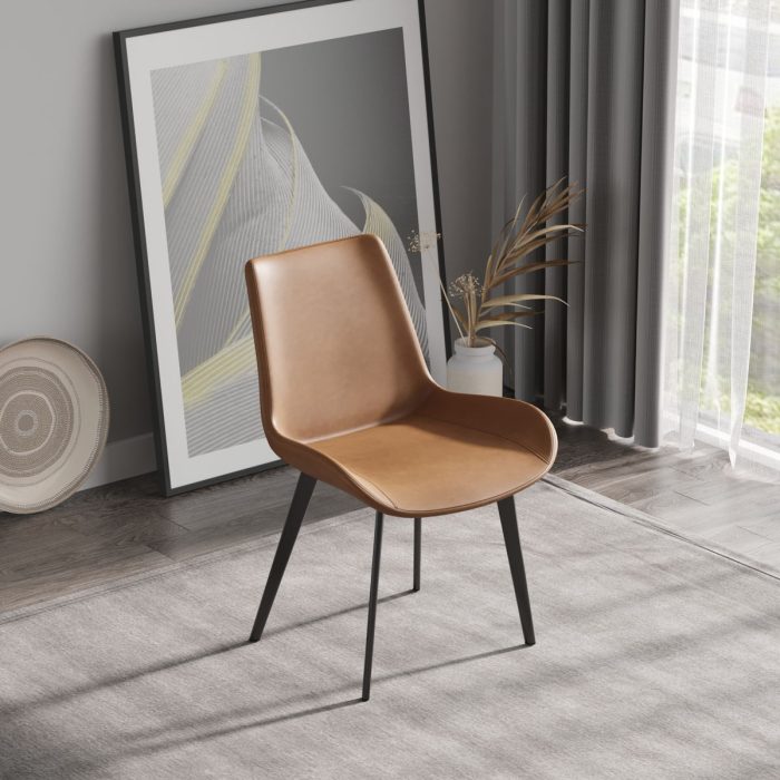 Modern Dining Chair Living Room Metal Leg Dining Chair (Set of 2) - Image 5