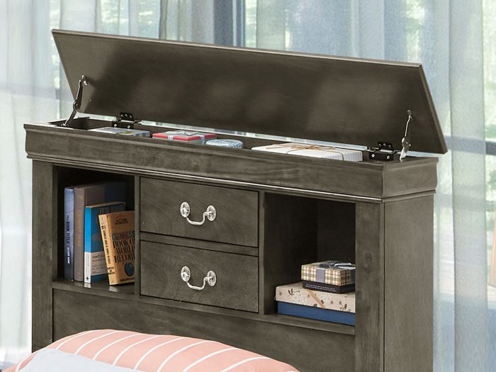 Louis Phillipe - Bookcase Storage Bed - Image 2