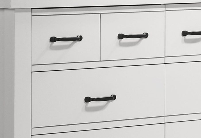 Cassini - 6 Drawer Dresser - White - Image 2