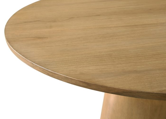 Jasper - Wide Contemporary Round Dining Table - Image 12