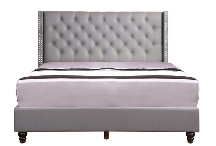 Nailhead Bed Transitional Vibrant - Image 8