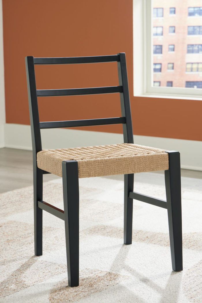 Isanti - Light Brown / Black - Dining Room Side Chair (Set of 2) - Image 3