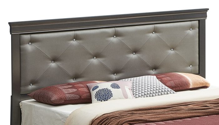Chic Elegantly Designed Transitional Bed - Image 8