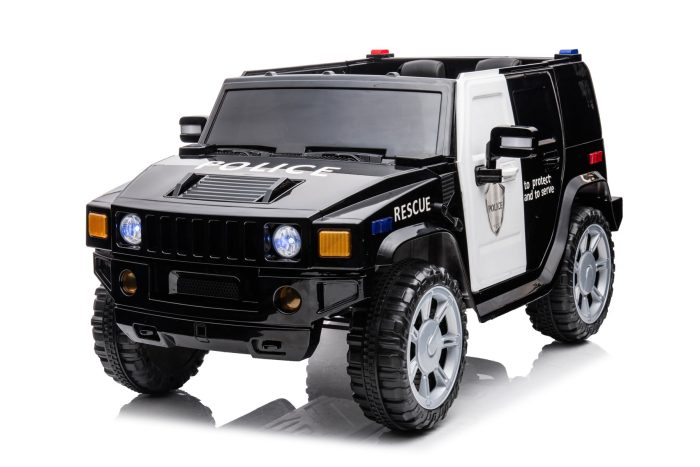 12V7A 30W*2 Four-Wheel Drive Leather Seat One Button Start, Forward And Backward, High And Low Speed, Music, Front Light, Power Display, Two Doors Can Open, 2.4G R / C, Seat Belt Four Wheel Absorber - Image 4