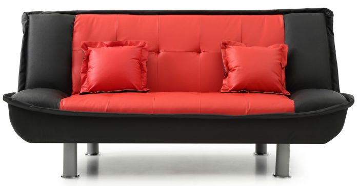 Lionel - Modern Design Sofa Bed - Black - Image 3