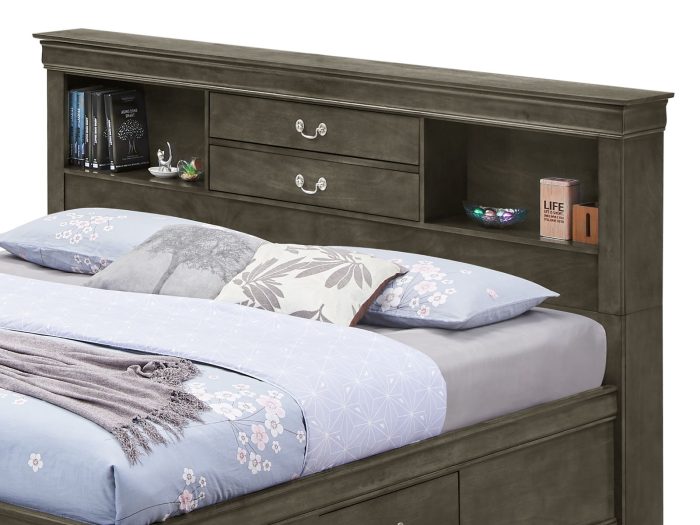Louis Phillipe - Bookcase Storage Bed - Image 25
