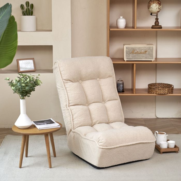 Reclining Japanese Chair Lazy Sofa Tatami Balcony Adjustable Chair - Image 5