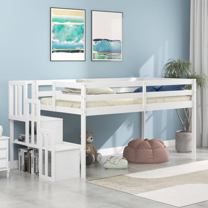 Loft Bed With Staircase - Image 4