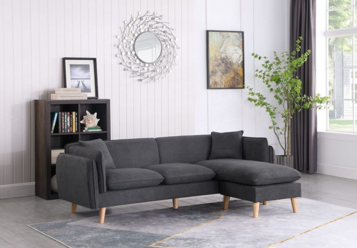 Brayden - Fabric Sectional Sofa Chaise - Image 3