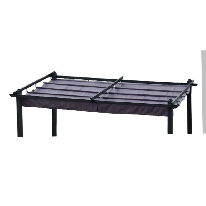 Replacement Canopy Top Cover Fabric For Outdoor Patio Retractable Pergola Sun-Shelter Canopy - Image 2