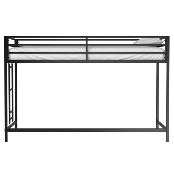 Adam - Junior Twin Loft Bunk - Black - Image 4