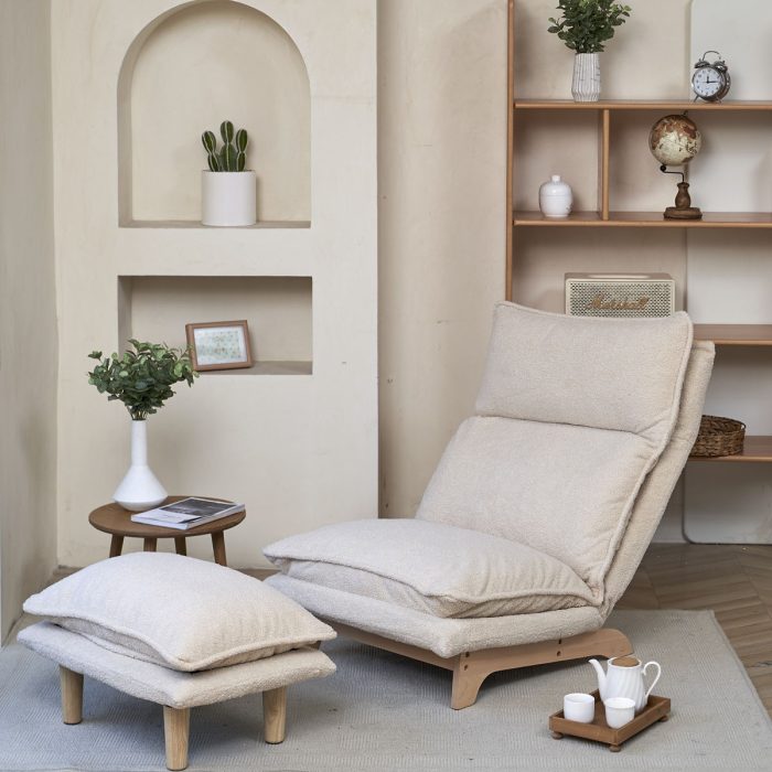 Single Lazy Sofa Chair Leisure Foldable Reclining Chair - Image 6