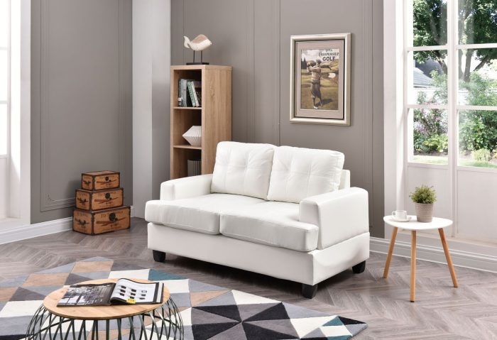 Stylish Transitional Loveseat For Two - Image 8