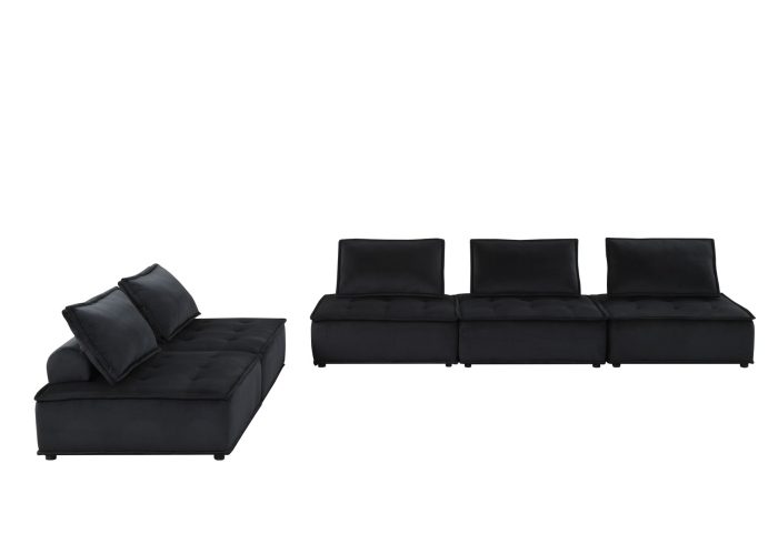 Anna - Velvet Modular Sofa - Image 3