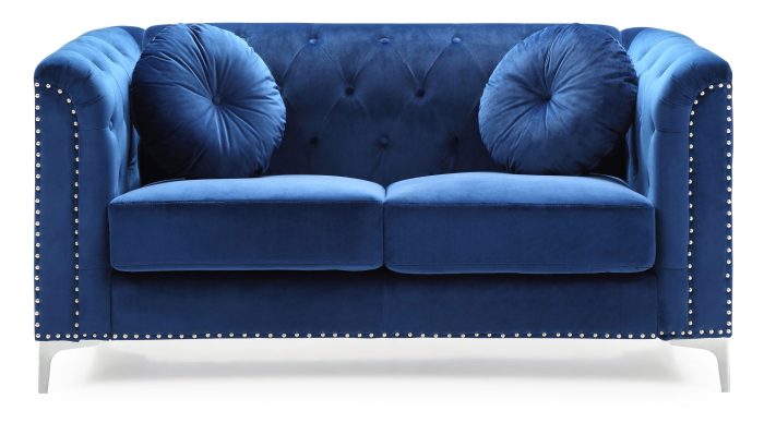 Stylish Sloped Arm Loveseat - Image 13