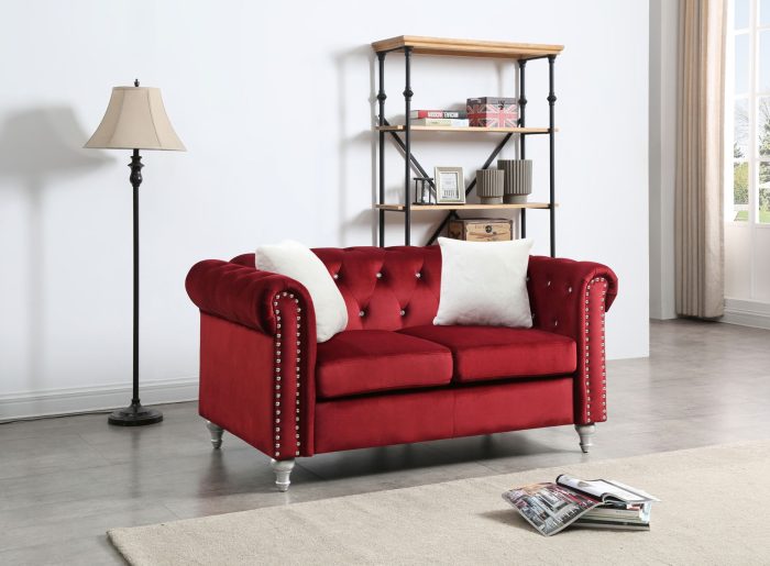 Stylish Contemporary Loveseat - Image 19