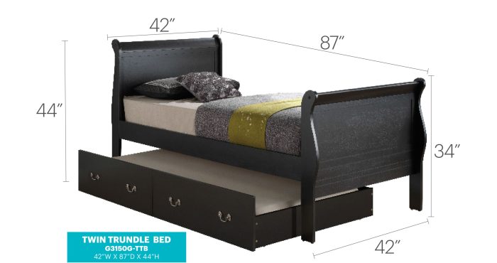 Elegant Trundle Bed With Timeless Charm - Image 12