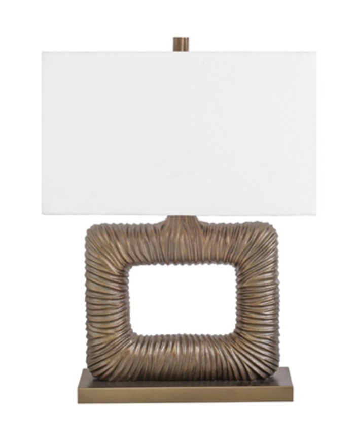 Garronby - Antique Brass Finish - Metal Table Lamp
