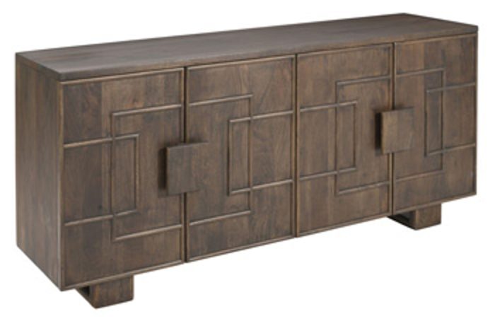 Cato - Dark Brown - Accent Cabinet