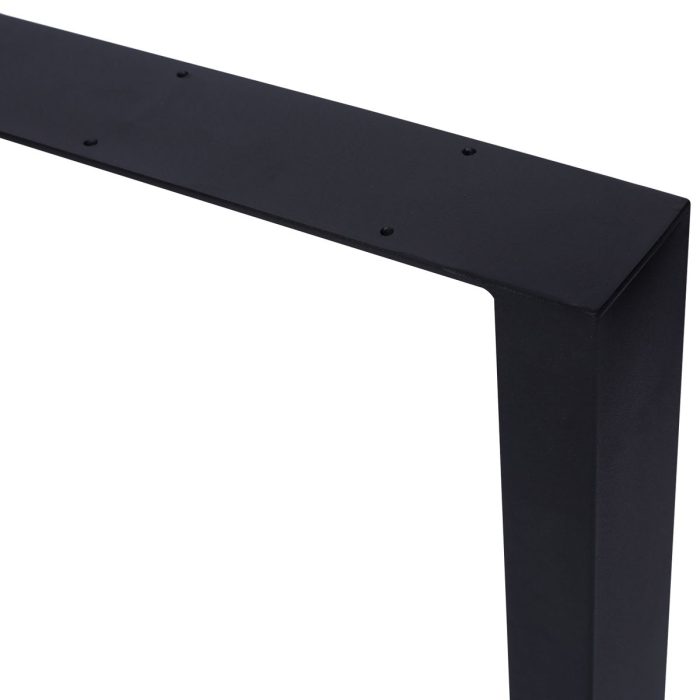 Square Table Legs, Wide Metal Table Legs, Heavy Duty Steel Desk Legs Table Leg Dining Table Legs Coffee Desk Leg (Set of 2) - Image 2