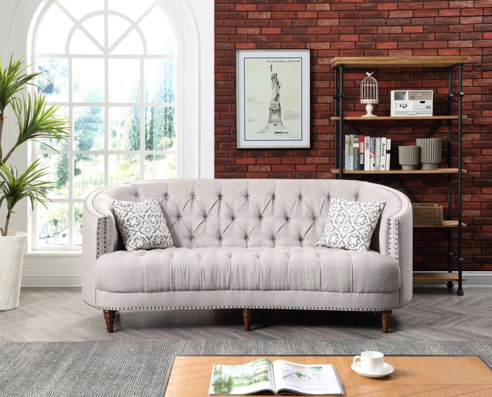 Dania - Luxurious Velvet Sofa - Image 3