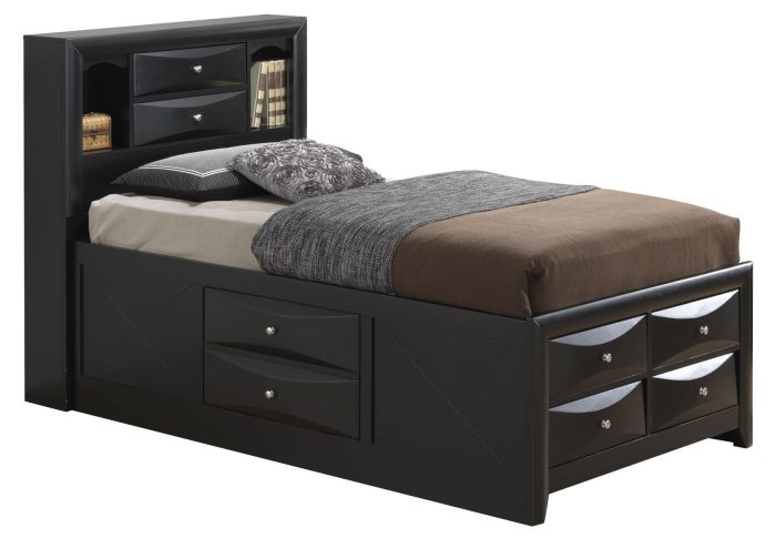 Marilla - Storage Bed With Bookcase Headboard - Image 32