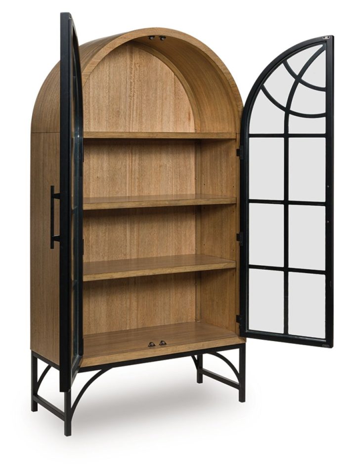Gwenwich - Natural / Black - Accent Cabinet - Image 2