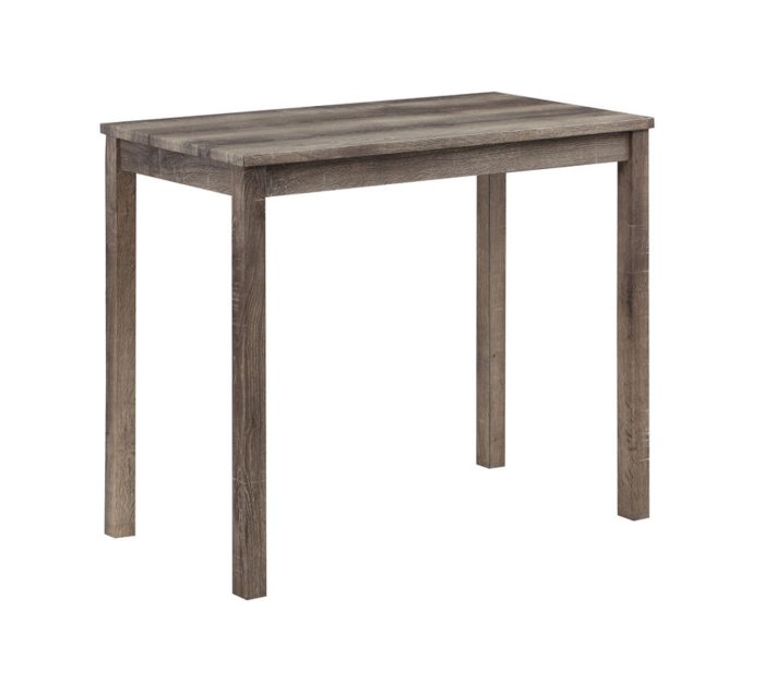 Lux - 3 Piece Counter Height Pub Table With Tufted Linen Stools (Set of 3) - Image 2