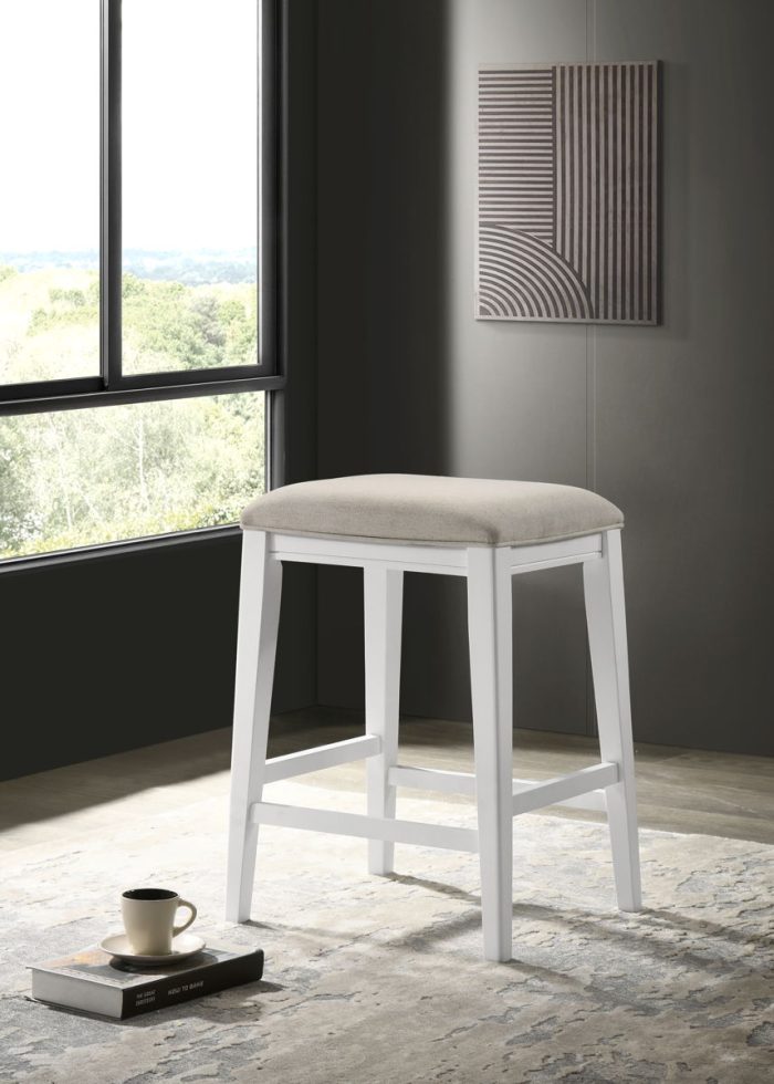 Sasha - 17" Counter Height Stool With Upholstered Seat - Image 4