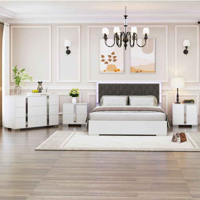 Upholstered Bedroom Set - Image 5