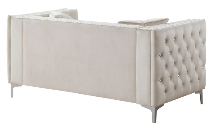 Elegant Track Arm Loveseat - Image 4