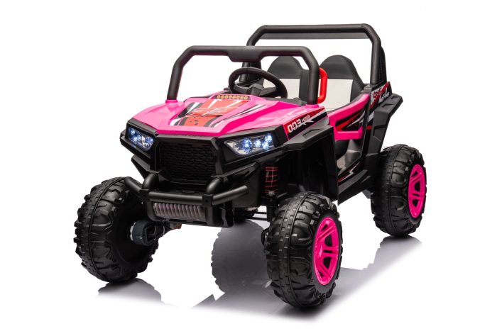 12V7A*2 30W*4 Four-Wheel Drive Leather Seat One Button Start, Forward And Backward, High And Low Speed, Music, Front Light, Power Display, Two Doors Can Open, 2.4G R / C, Seat Belt Four Wheel Absorber - Image 4