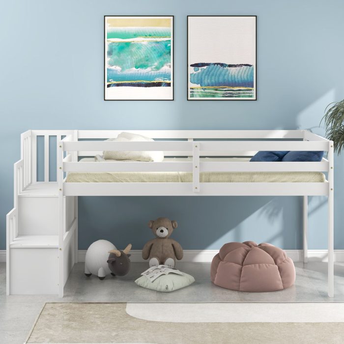 Loft Bed With Staircase - Image 5