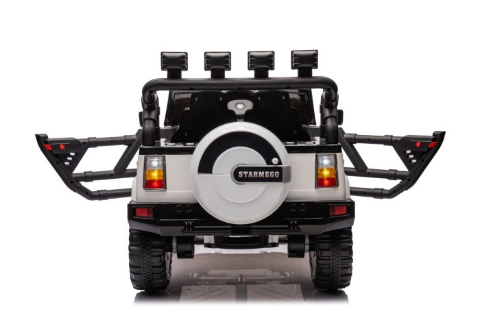 12V7A 30W*2 Four-Wheel Drive Leather Seat One Button Start, Forward And Backward, High And Low Speed, Music, Front Light, Power Display, Two Doors Can Open, 2.4G R / C, Seat Belt Four Wheel Absorber - Image 5