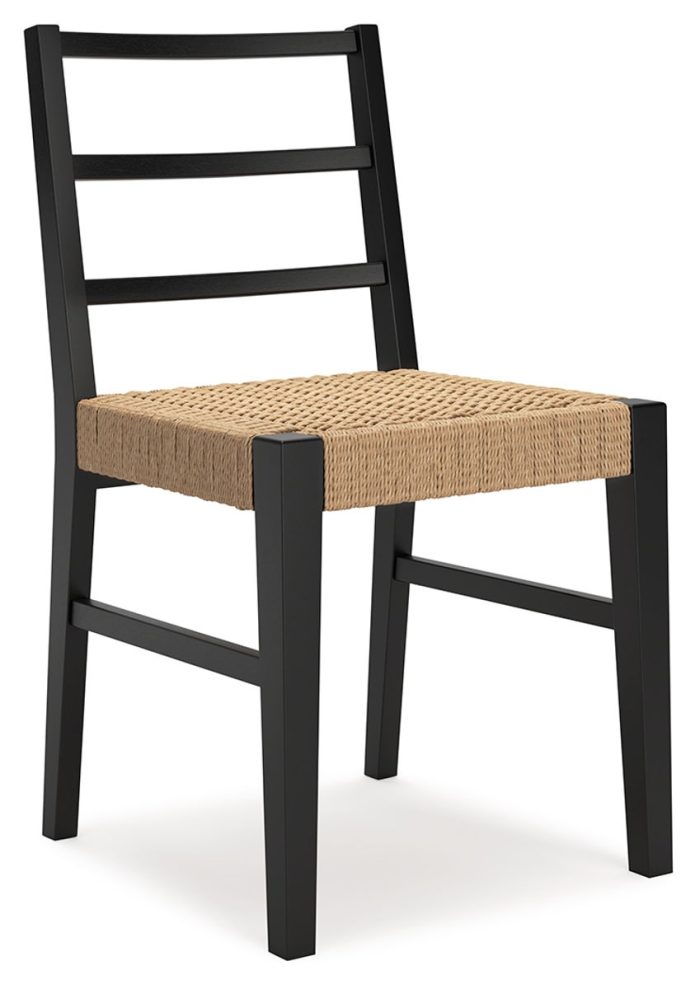 Isanti - Light Brown / Black - Dining Room Side Chair (Set of 2) - Image 2