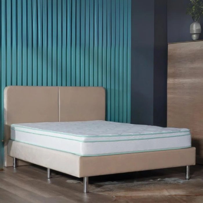 8" Medium Cool Gel Memory Foam Innerspring Hybrid Mattress - Image 4