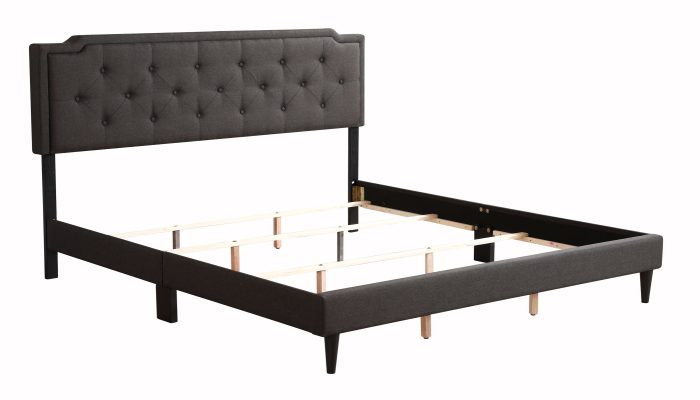 Button Tufted Bed Charming For Cozy Spaces - Image 37