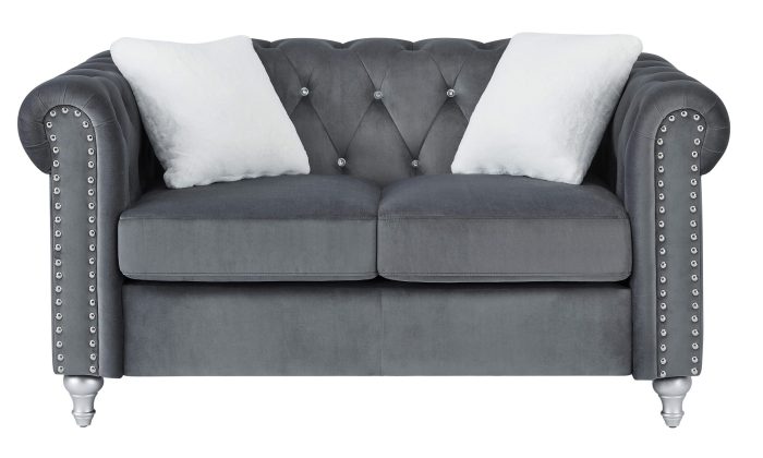Stylish Contemporary Loveseat - Image 11