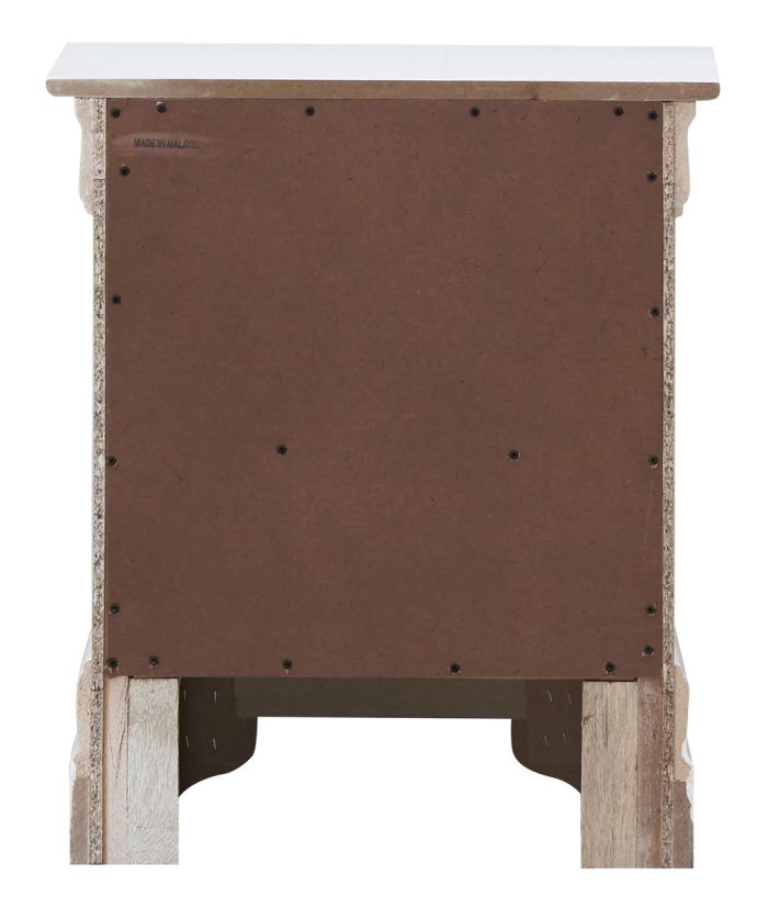 Verona - Accent Nightstand - Silver Champagne - Image 3