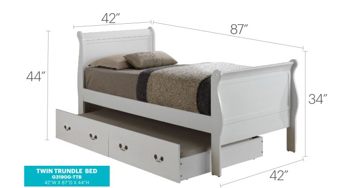 Elegant Trundle Bed With Timeless Charm - Image 18