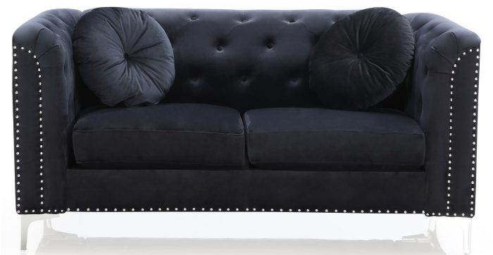 Stylish Sloped Arm Loveseat - Image 2