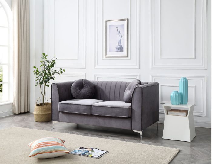 Delray - Micro Suede Loveseat - Image 5