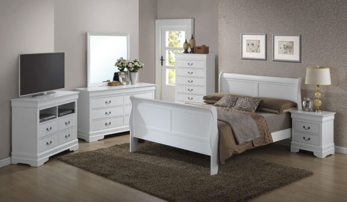 Panel Sleigh Bed - Image 28