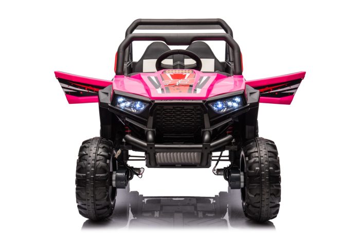 12V7A*2 30W*4 Four-Wheel Drive Leather Seat One Button Start, Forward And Backward, High And Low Speed, Music, Front Light, Power Display, Two Doors Can Open, 2.4G R / C, Seat Belt Four Wheel Absorber - Image 3