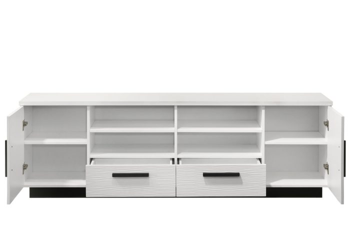 Matilda - TV Stand With Drawers - White Finish - Image 4