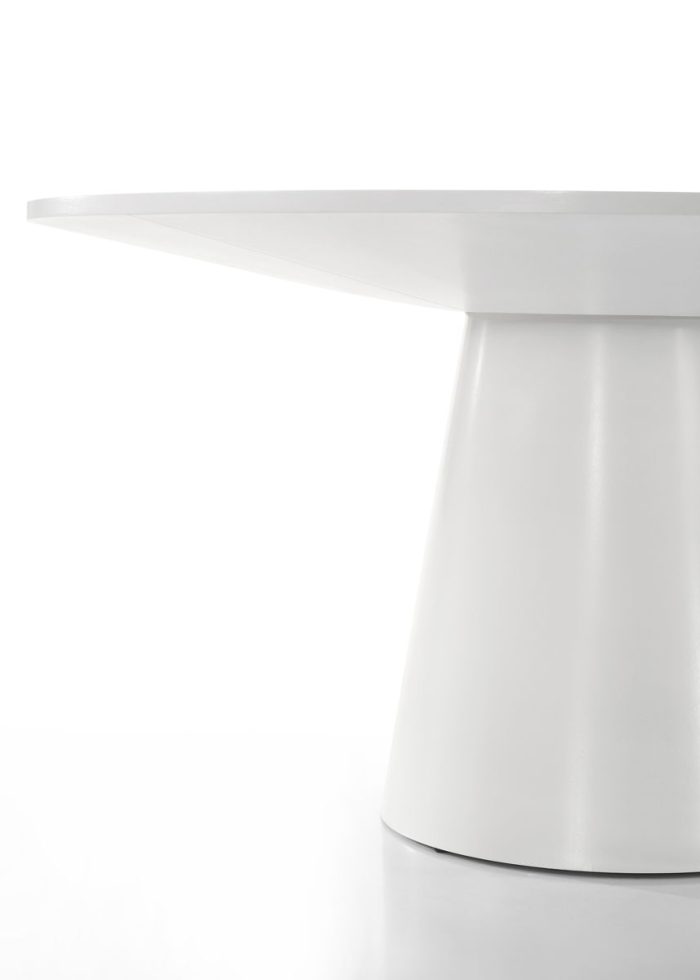 Jasper - Wide Contemporary Round Dining Table - Image 3