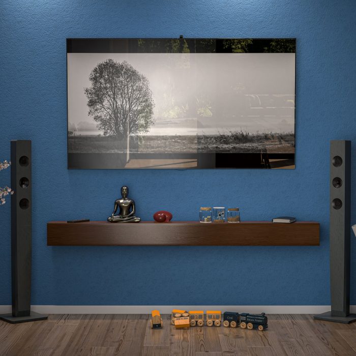 Fireplace Mantel Wooden Wall Mounted Floating Shelf 8" Deep Solid Pine Wood - Image 6